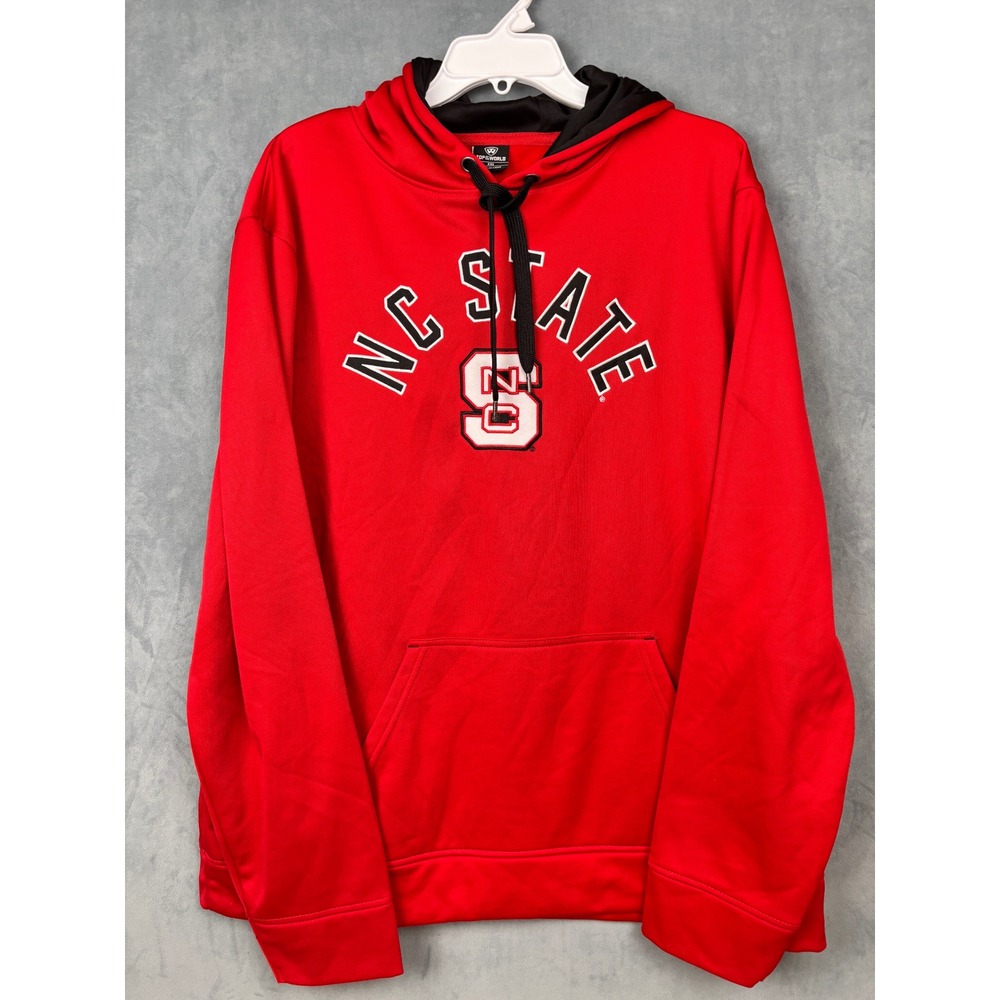 Top of the World NC State Wolfpack Hoodie Red XXL Mens Sweatshirt NCAA Football